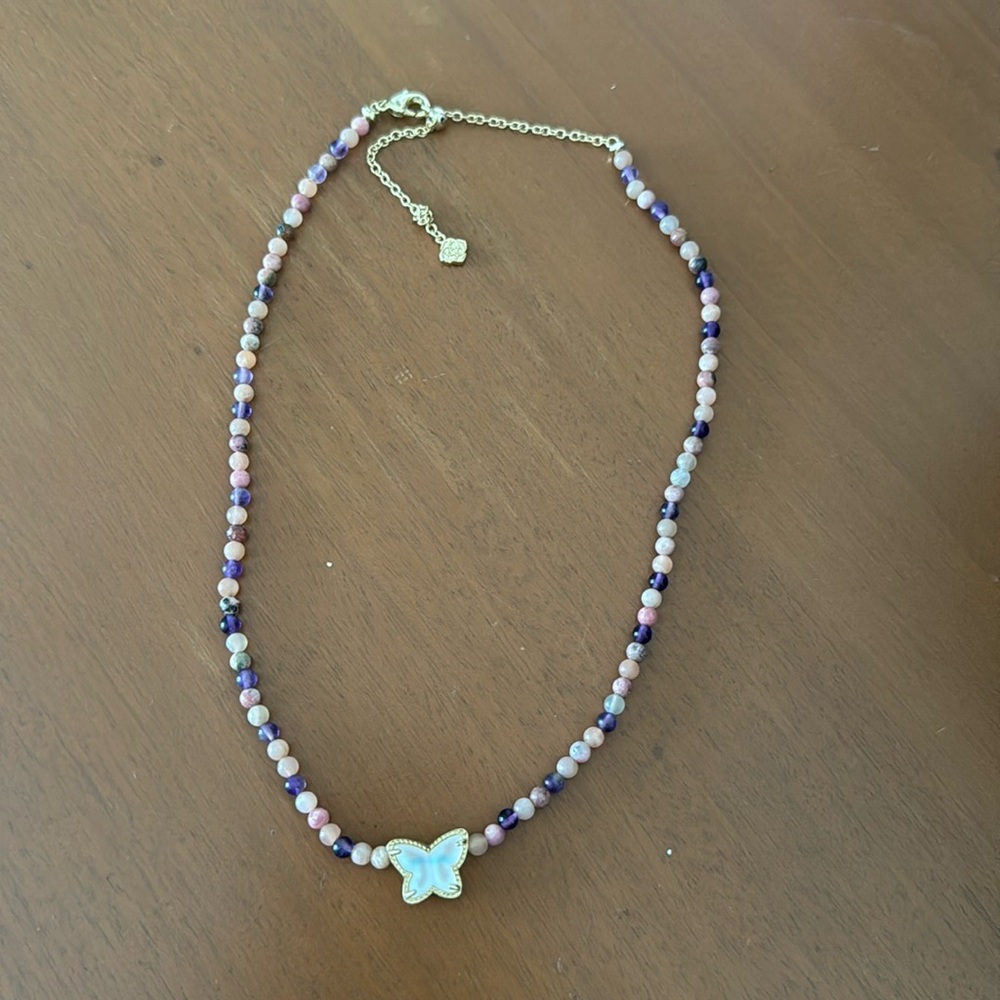 Kendra Scott Beaded Butterfly Necklace